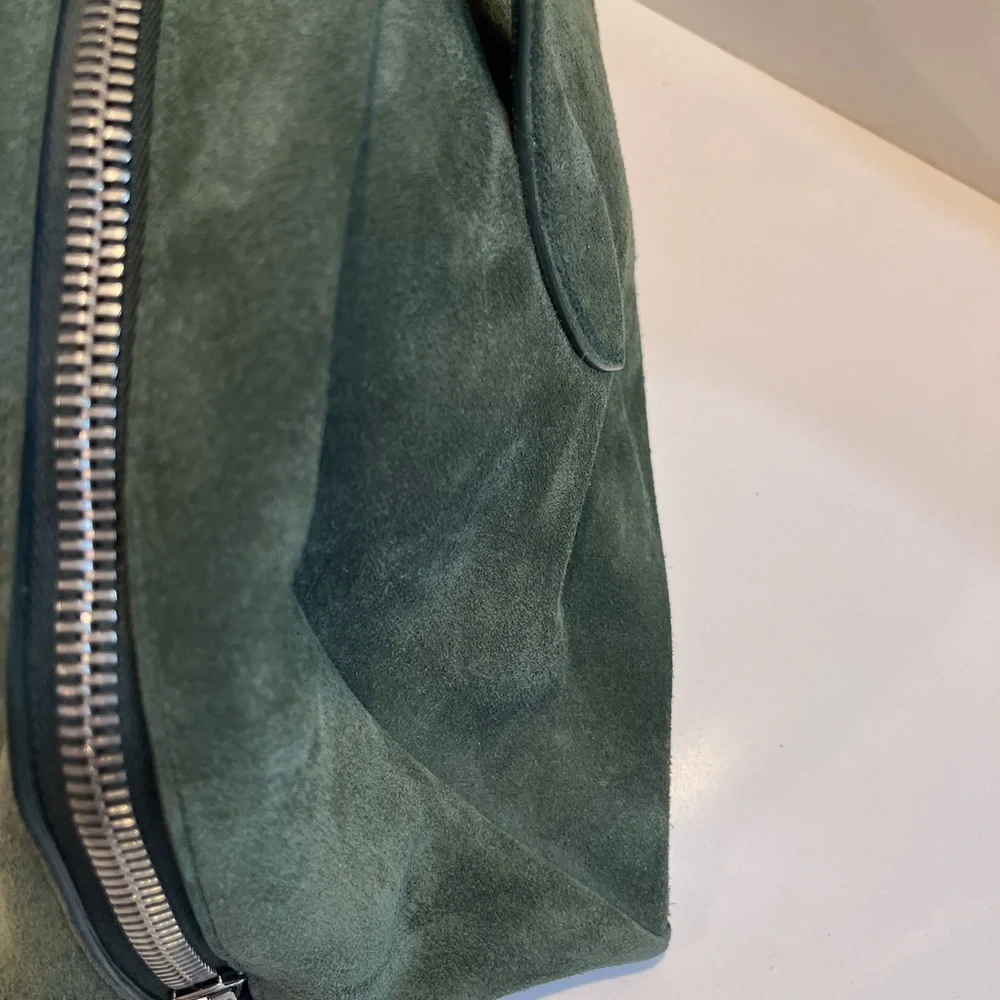 CELINE GREEN SUEDE BAG - Picture 3 of 16